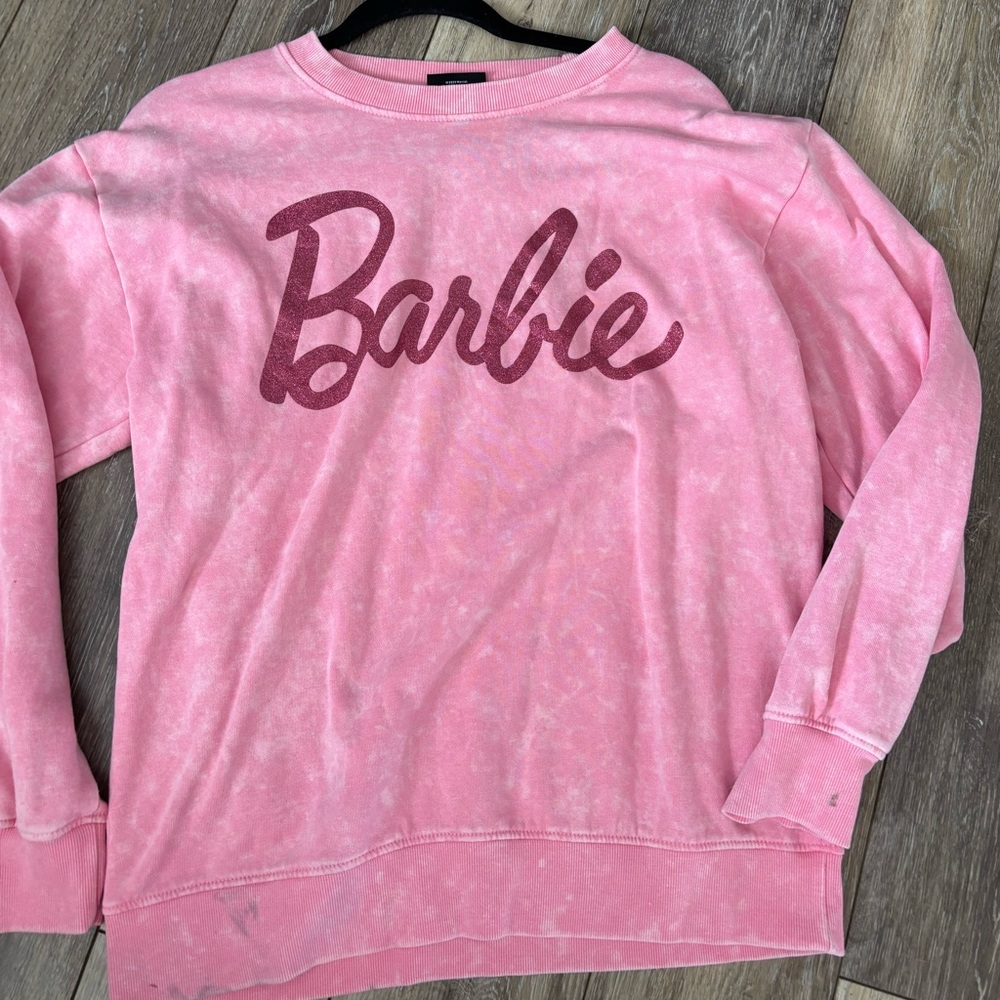 Barbie Pink Crewneck long sleeve pullover